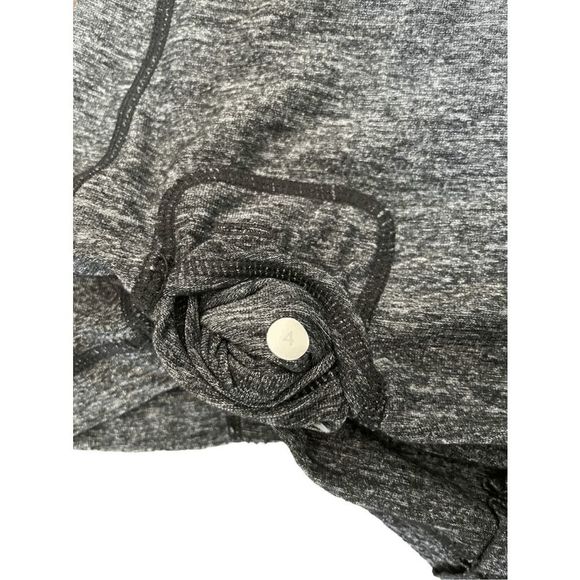 Lululemon Dash  Tank II *Heather Gray/Black* Size 4 - Picture 2 of 7